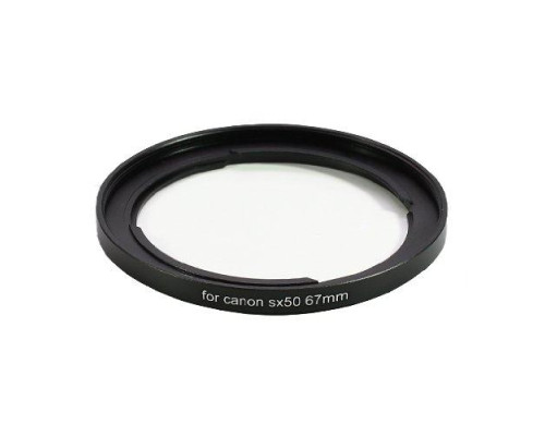 OEM 67mm Adapter Ring for Canon PowerShot SX50 HS SX40 HS SX30 IS SX20 IS SX10 IS